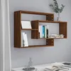 Image de vidaXL Étagère murale Chêne marron 104x20x58,5 cm Bois d'ingénierie815290
