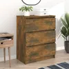 Image de vidaXL Buffet Chêne fumé 60x35x76 cm Bois d'ingénierie815510
