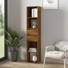 Image de vidaXL Bibliothèque Chêne fumé 36x30x171 cm Bois d'ingénierie815534
