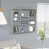 Image de vidaXL Étagère murale Sonoma gris 90x16x78 cm Bois ingénierie