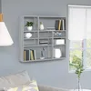 Image de vidaXL ÃtagÃ¨re murale Sonoma gris 90x16x78 cm Bois ingÃ©nierie