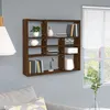 Image de vidaXL Étagère murale Chêne marron 90x16x78 cm Bois d'ingénierie815560
