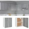 Image de vidaXL Vidaxl Armoire Suspendue ""Lyon"" Sonoma Gris 50x31x60 Cm