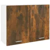 Image de vidaXL Armoire suspendue Lyon Chêne fumé 80x31x60 cm815588