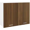 Image de vidaXL Armoire suspendue Chêne marron 80x31x60 cm Bois d'ingénierie