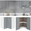 Image de vidaXL Armoire d'angle suspendue Lyon Sonoma gris Bois d'ingénierie815598