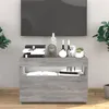 Image de vidaXL Meuble TV avec lumières LED Sonoma gris 60x35x40 cm815680
