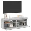 Image de vidaXL Meubles TV 2 pcs avec lumières LED Sonoma gris 60x35x40 cm815681