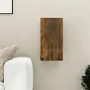 Image de vidaXL Meuble TV Chêne fumé 30,5x30x60 cm Bois d'ingénierie815741
