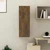 Image de vidaXL Meubles TV ChÃªne fumÃ© 30,5x30x90 cm Bois d'ingÃ©nierie