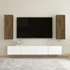 Image de vidaXL Meubles TV 2 pcs Chêne fumé 30,5x30x90 cm Bois d'ingénierie815748