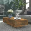 Image de vidaXL Table basse chêne fumé 100x49,5x31 cm bois d'ingénierie815762