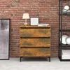 Image de vidaXL Buffet Chêne fumé 60x35x69 cm Bois d'ingénierie815807