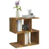 Image de vidaXL Tables de chevet 2pcs Chêne fumé 50x30x51,5cm Bois d'ingénierie815829