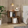 Image de vidaXL Table de chevet Chêne marron 50x30x51,5 cm Bois d'ingénierie815832