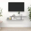 Image de vidaXL Étagère TV murale Sonoma gris 125x18x23 cm Bois d'ingénierie815877