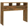 Image de vidaXL Vidaxl Table Console Chêne Fumé 105x30x80 Cm Bois D'ingénierie