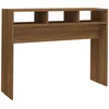 Image de vidaXL Vidaxl Table Console Chêne Marron 105x30x80 Cm Bois D'ingénierie