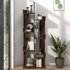 Image de vidaXL Bibliothèque 48x25,5x140 cm Chêne fumé Bois d'ingénierie816005
