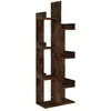 Image de Vidaxl BibliothÃ¨que 48x25,5x140 Cm ChÃªne FumÃ© Bois D'ingÃ©nierie