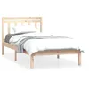 Image de vidaXL Vidaxl Cadre De Lit Bois De Pin Massif 100x200 Cm