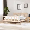 Image de vidaXL Cadre de lit Bois massif 160x200 cm