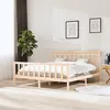 Image de vidaXL Cadre de lit 180x200 cm Super King Bois massif