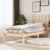 Image de vidaXL Cadre de lit sans matelas bois de pin massif 90x200 cm