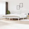 Image de vidaXL Cadre de lit sans matelas blanc bois massif de pin 200x200 cm3101044