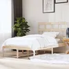 Image de vidaXL Cadre de lit sans matelas bois massif 120x200 cm3101213