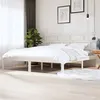 Image de vidaXL Cadre de lit sans matelas blanc bois de pin massif 200x200 cm3101239