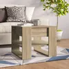 Image de Vidaxl Table Basse ChÃªne Sonoma 55,5x55x45 Cm Bois D'ingÃ©nierie
