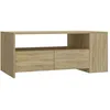 Image de vidaXL Vidaxl Table Basse Chêne Sonoma 102x55x42 Cm Bois D'ingénierie