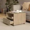 Image de vidaXL Table basse chêne sonoma 55x55x40 cm bois d'ingénierie
