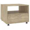 Image de vidaXL Table basse ChÃªne sonoma 55x55x40 cm Bois d'ingÃ©nierie