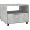 Image de vidaXL Table basse Gris bÃ©ton 55x55x40 cm Bois d'ingÃ©nierie