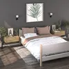 Image de vidaXL Tables de chevet murales 2 pcs Chêne sonoma810942