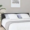 Image de vidaXL Tête de lit Noir 200x1,5x80 cm Bois d'ingénierie811044
