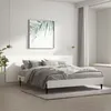 Image de vidaXL Tête de lit murale Blanc 240x1,5x80 cm Bois d'ingénierie