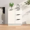 Image de vidaXL Buffet Blanc 60x30x70 cm Bois d'ingénierie811079