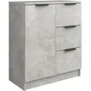 Image de vidaXL Vidaxl Buffet Gris Béton 60x30x70 Cm Bois D'ingénierie