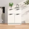 Image de vidaXL Buffet Blanc 60x30x70 cm Bois d'ingénierie811088