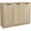 Image de vidaXL Vidaxl Buffet Chêne Sonoma 90,5x30x70 Cm Bois D'ingénierie