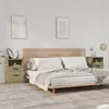 Image de vidaXL Tables de chevet 2 pcs Chêne Sonoma Bois d'ingénierie811239