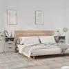 Image de vidaXL Tables de chevet 2 pcs Gris béton Bois d'ingénierie811241