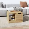 Image de vidaXL Table basse chêne sonoma 50x50x36 cm bois d'ingénierie811343