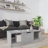 Image de vidaXL Table basse gris béton 102x50x36 cm bois d'ingénierie