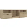 Image de Vidaxl Meuble Tv ChÃªne Sonoma 150x33,5x45 Cm Bois D'ingÃ©nierie