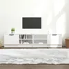 Image de vidaXL Meubles TV 2 pcs Blanc 80x35x36,5 cm Bois d'ingénierie811467