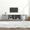 Image de vidaXL Meubles TV 2 pcs Gris béton 80x35x36,5 cm Bois d'ingénierie811475